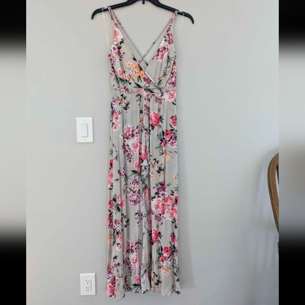 Francesca's Romper With Overskirt